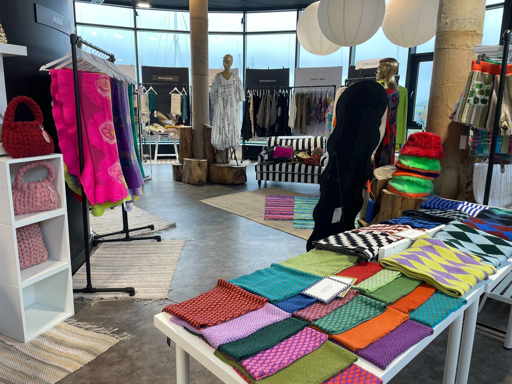Colourful Irish design inside The Slow Concept in Dingle
